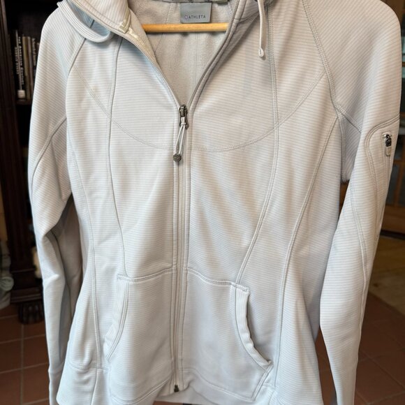 Athleta Hooded Jacket Size L - Picture 2 of 3